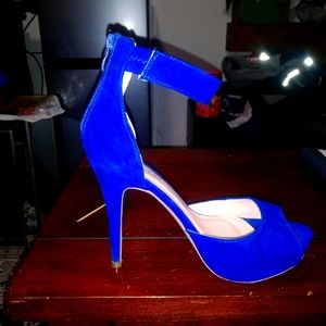 Blue heels